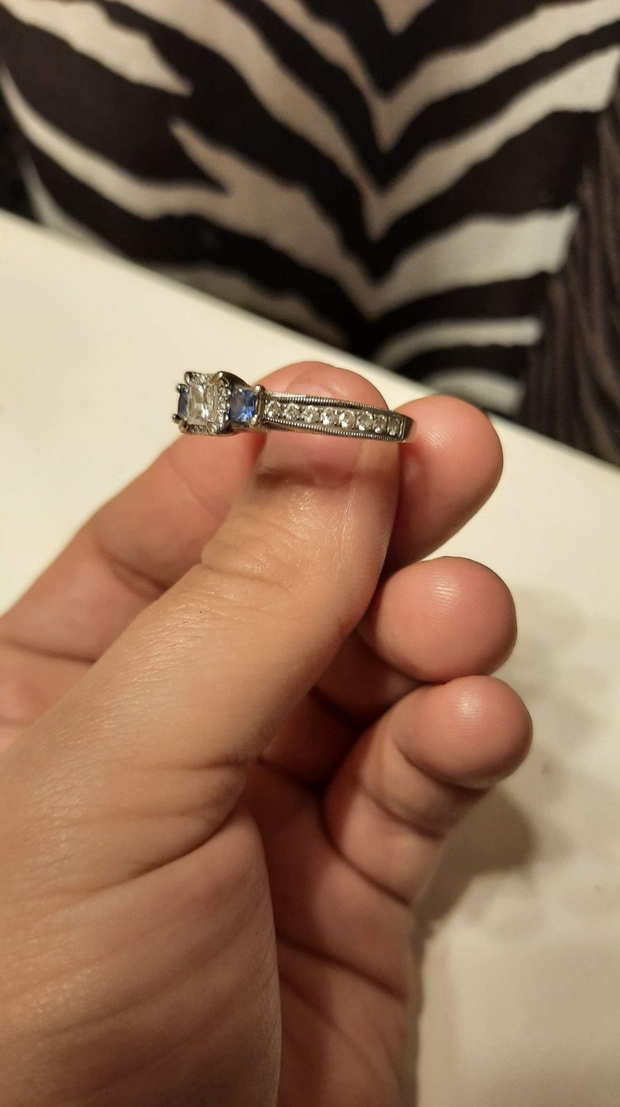 Vera Wang Diamond Engagement Ring Size 7
