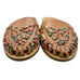 Latigo Anthropologie | Women | Hibiscus Leather Slip-On Mule Slides | Size 6.5 M