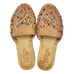 Latigo Anthropologie | Women | Hibiscus Leather Slip-On Mule Slides | Size 6.5 M
