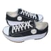 Converse Run Star Hike Low Top Daisy Black White Gum Canvas Platform M10/W11.5