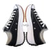 Converse Run Star Hike Low Top Daisy Black White Gum Canvas Platform M10/W11.5