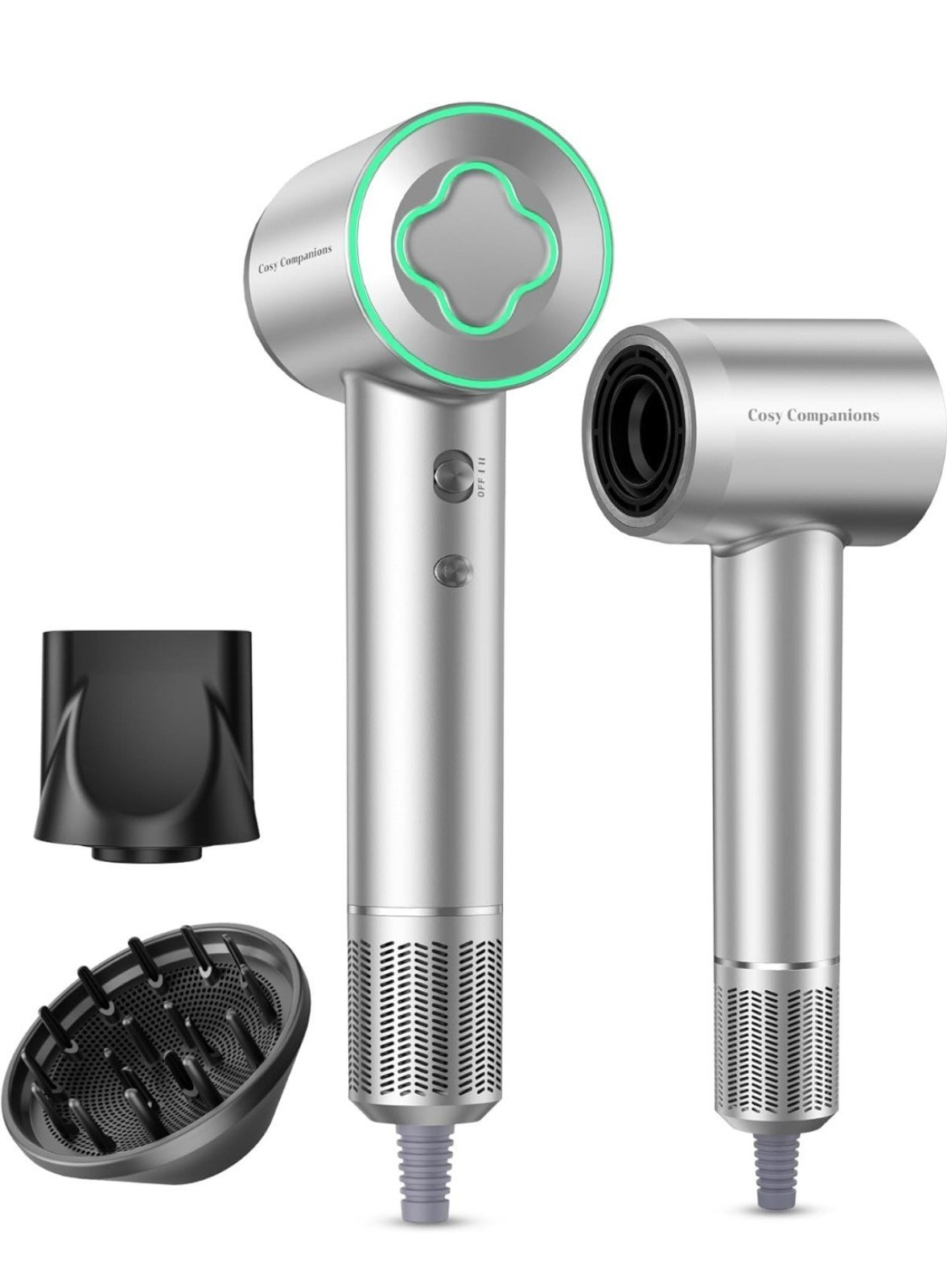 Hair Dryer - 150000 RPM High-Speed Brushless Motor Negative Ionic Blow Dryer for