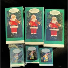 6 New Hallmark Keepsake Ornaments Collector's Club 1996 Membership Club KOC