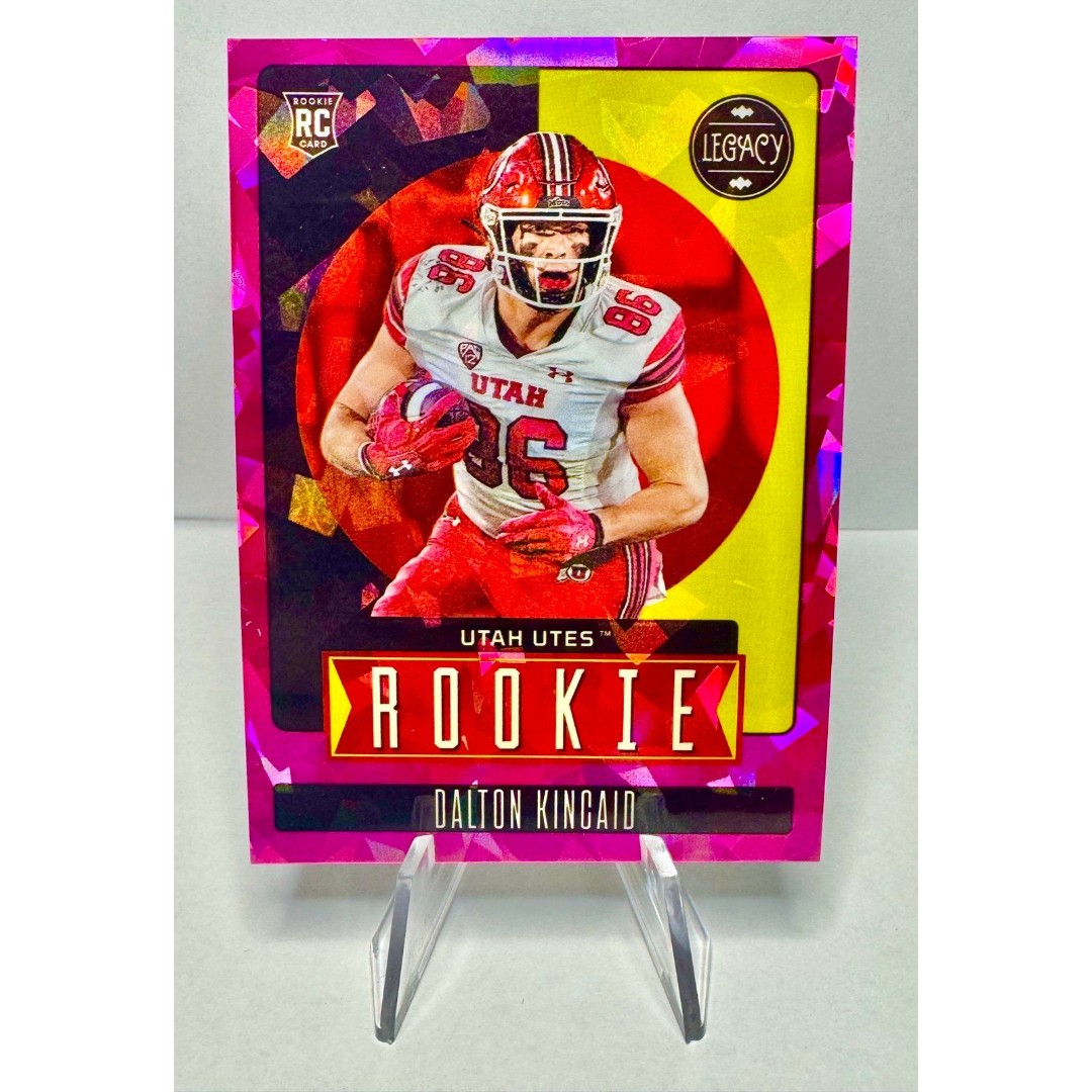Dalton Kincaid Rookie #6/10 2023 Panini Legacy Pink Cracked Ice #175
