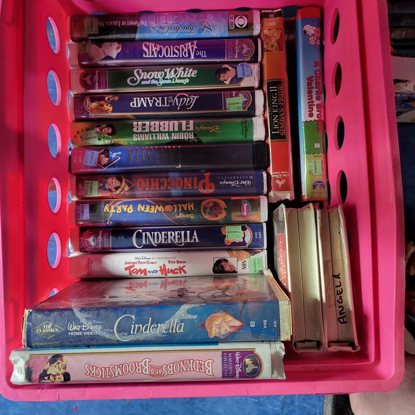 18 Disney Movies on VHS