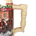 Pair of Budweiser Old Tpwne Holiday Steins Clydesdale Horses in 3D effect 2003