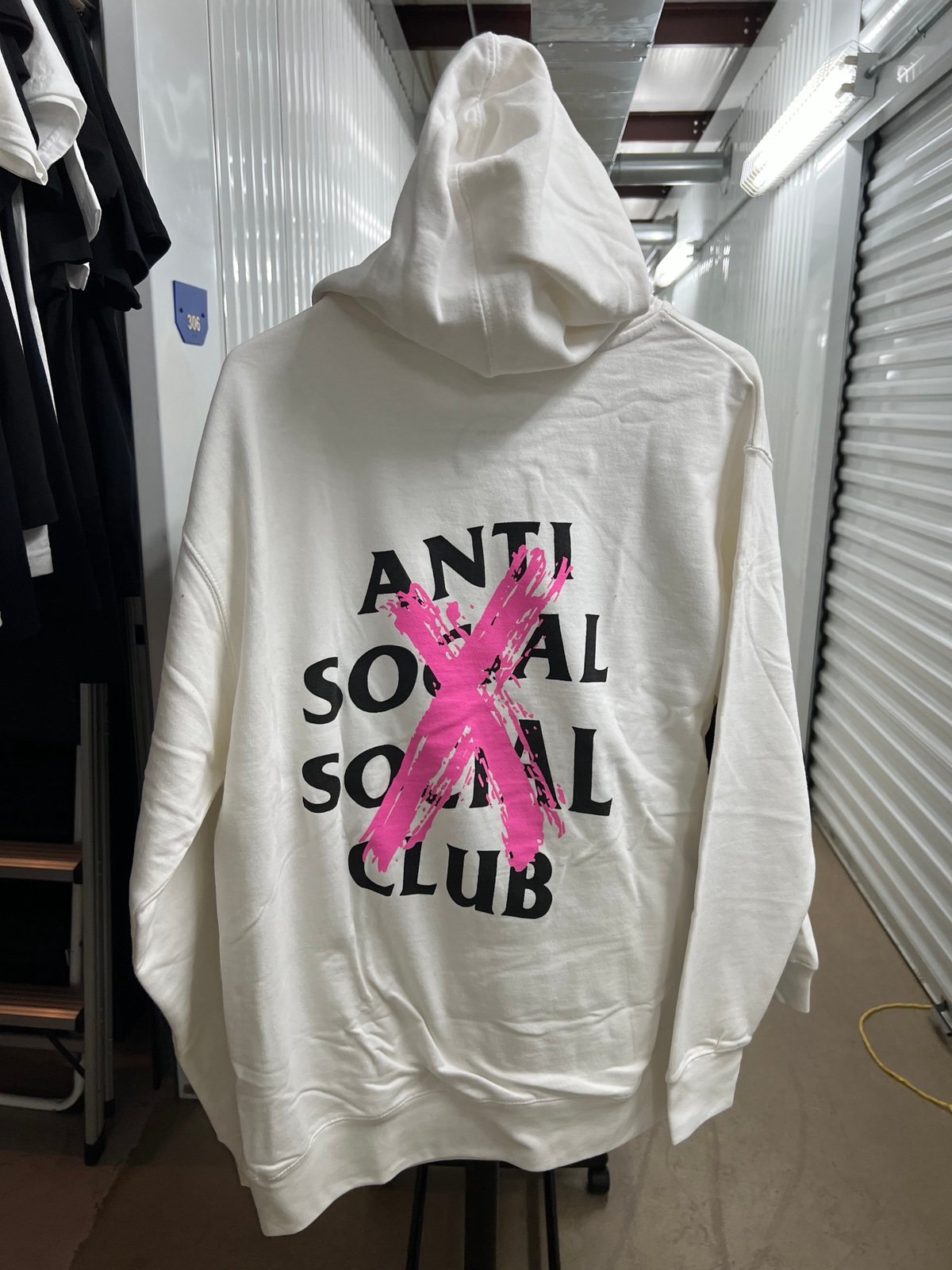 Assc anti social social club cancellee Hoodie white