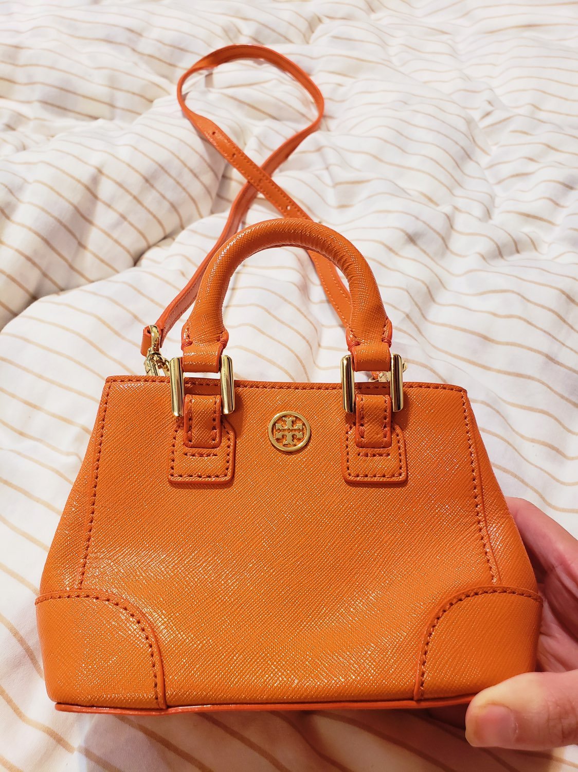 Tory Burch super mini cross body bag