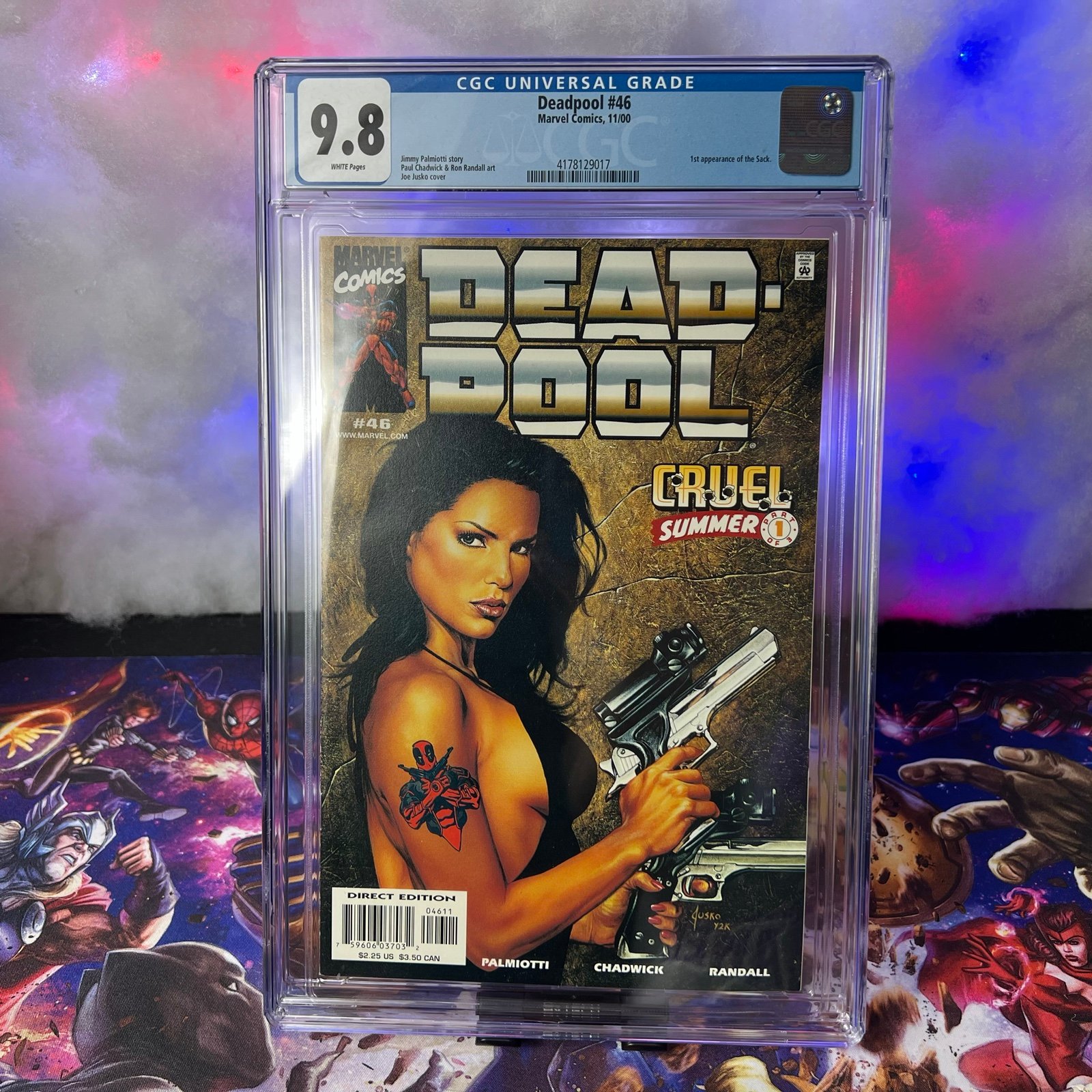 DEADPOOL #46 MARVEL COMIC 1ST APPEARANCE OF THE SACK 2000 CGC 9.8