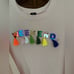 Rails light pink long sleeved crew neck crop sweatshirt with text details - L