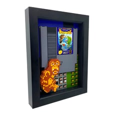 Ninteo NES Rampage Video Game Decor Game Room 8 Bit 3D Art