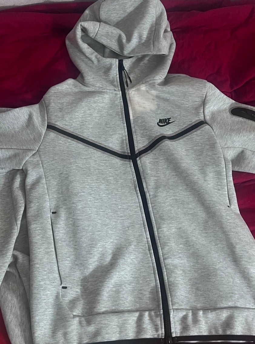 Grey Nike Tech Hoodie