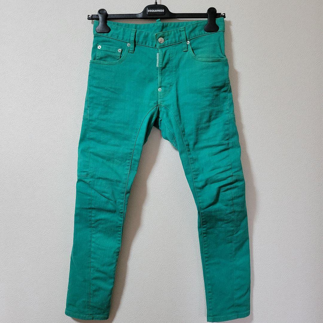 Good condition DSQUARED2 Tidy Biker, rare green tag, size 42.