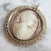 Sterling Silver Cameo Pendant E4941