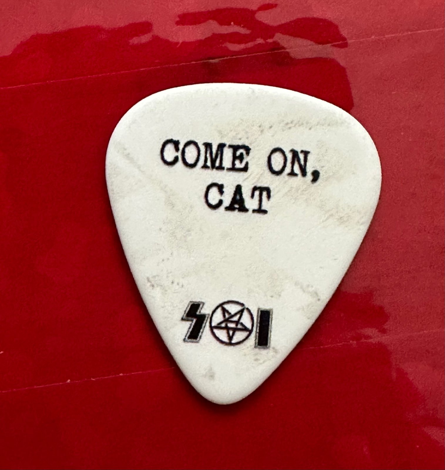 Scott Ian Anthrax 40th Anniversary Tour RIPLEY JONES ALIENS Guitar Pick RARE