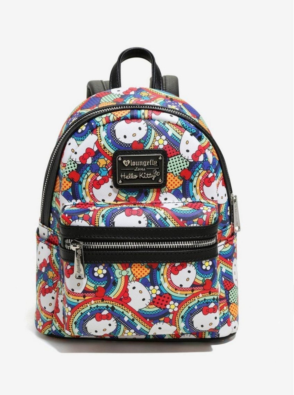 Loungefly ❤️ Logo Hello Kitty Rainbow Mini Backpack