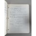 (2) Vintage 1963 Stanford University Student Learning Handwritten History Notes