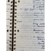 (2) Vintage 1963 Stanford University Student Learning Handwritten History Notes