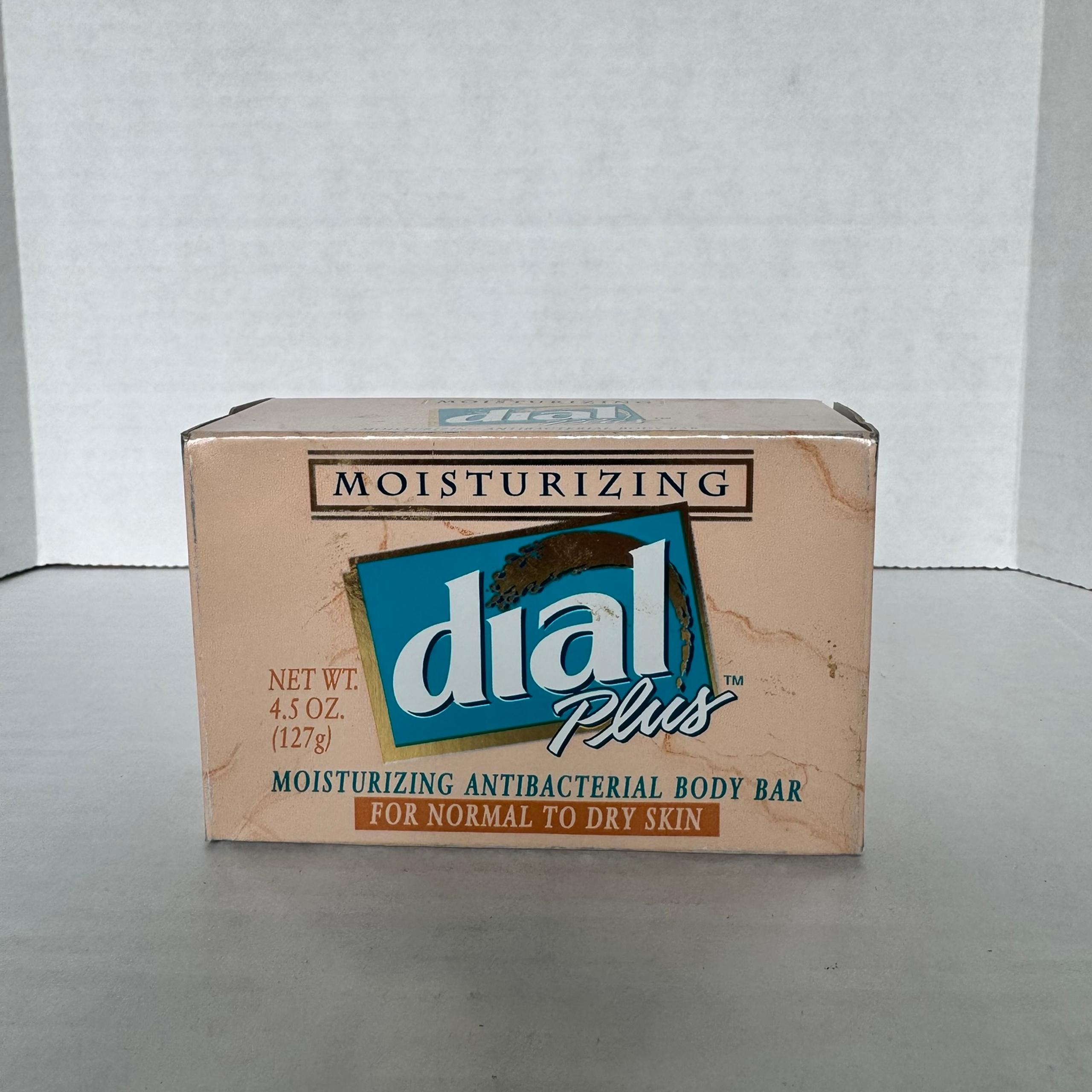 Vintage Dial Plus Moisturizing Antibacterial Body Bar 4.5oz Soap Discontinued