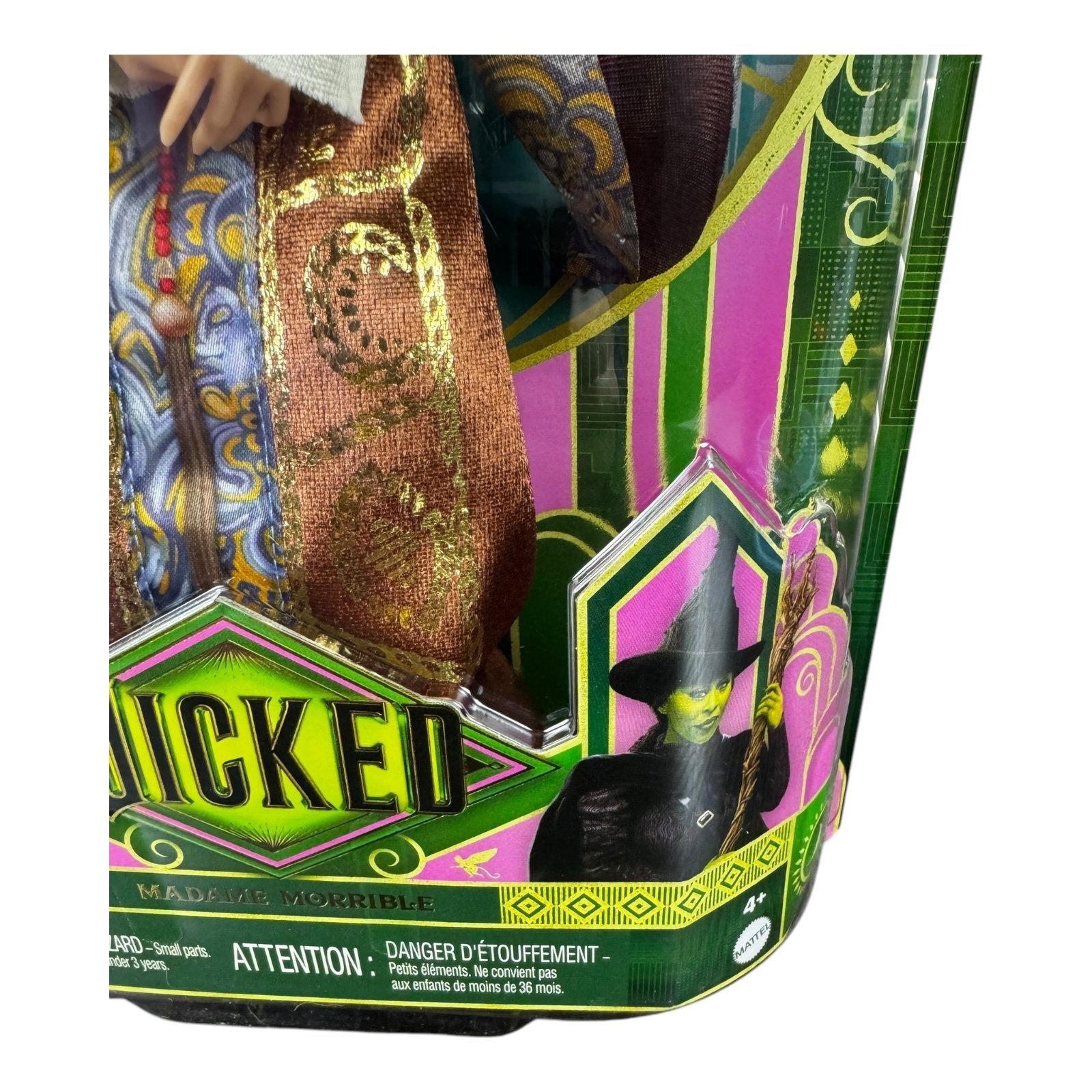NEW WICKED Movie MADAME MORRIBLE Doll Mattel URL Misprint Collectible - detail