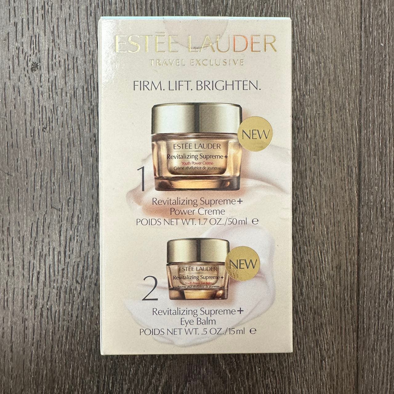 NIB Estee Lauder Travel Exclusive Revitalizing Supreme + Face & eye Set