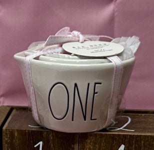 Rae Dunn Pink Inside measuring cups