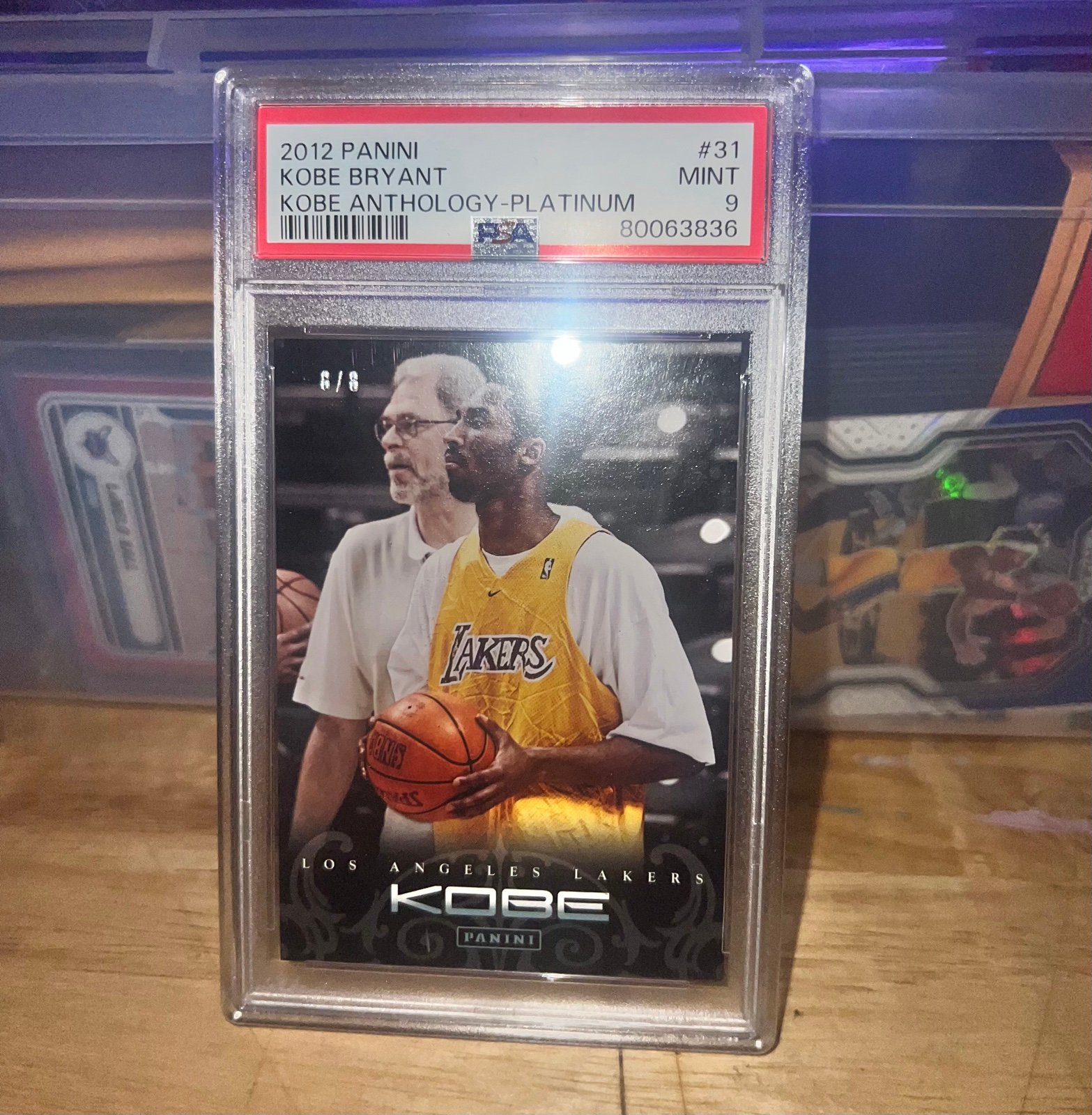 2012 Kobe Anthology Card #’d 8/8