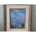 Vintage Mid-Century Modern Original Oil Painting – Signed Gedney