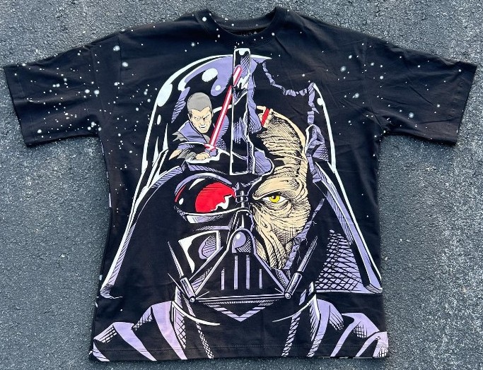 Star Wars Dark Vader vs starkiller AOP t shirt
