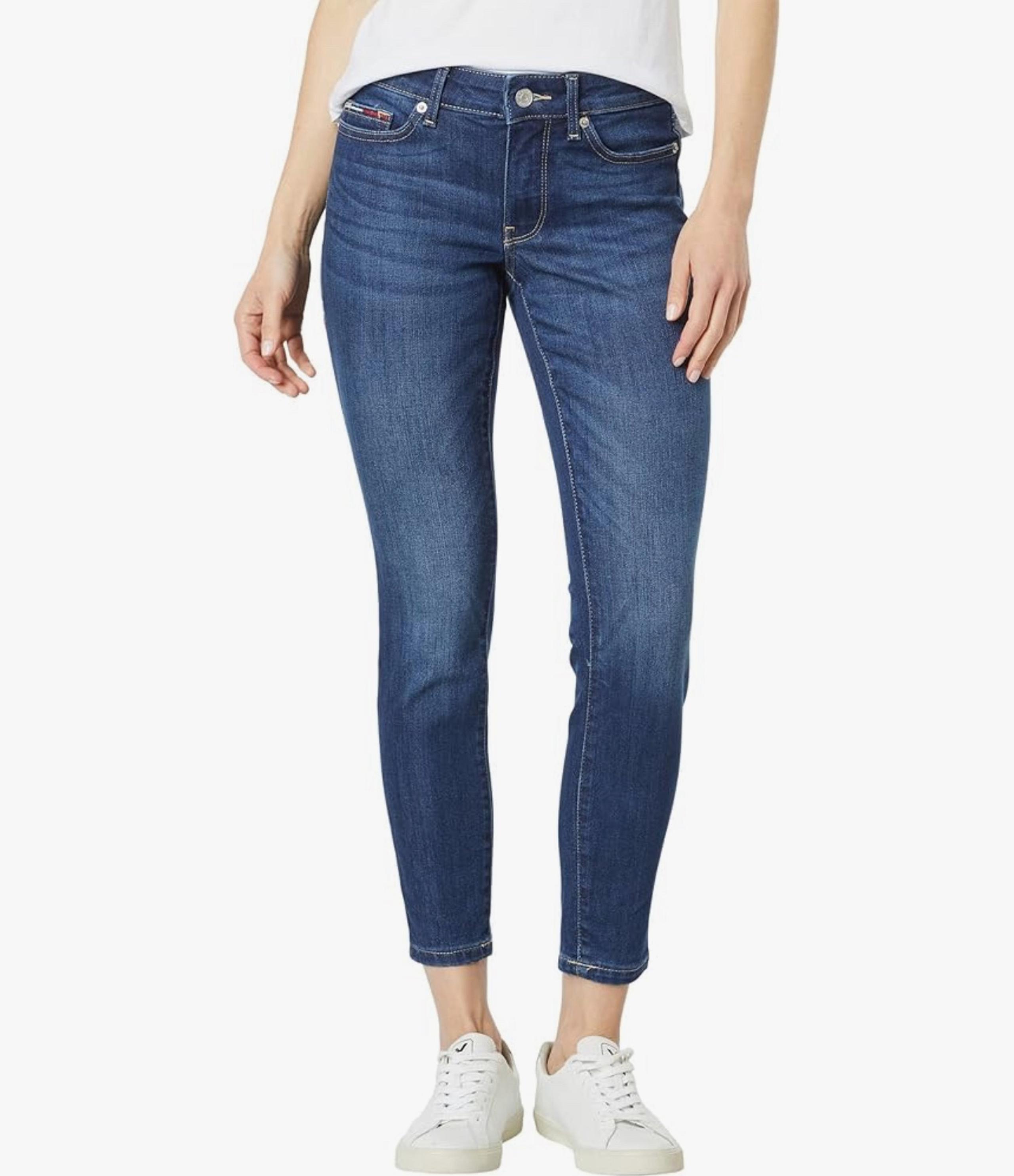 Tommy Hilfiger Skinny Mid Rise Ankle Jeans, Women Size 14/W32