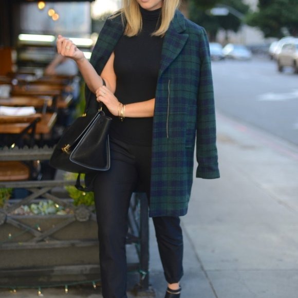 Cupcakes & Cashmere Cardiff Plaid Coat