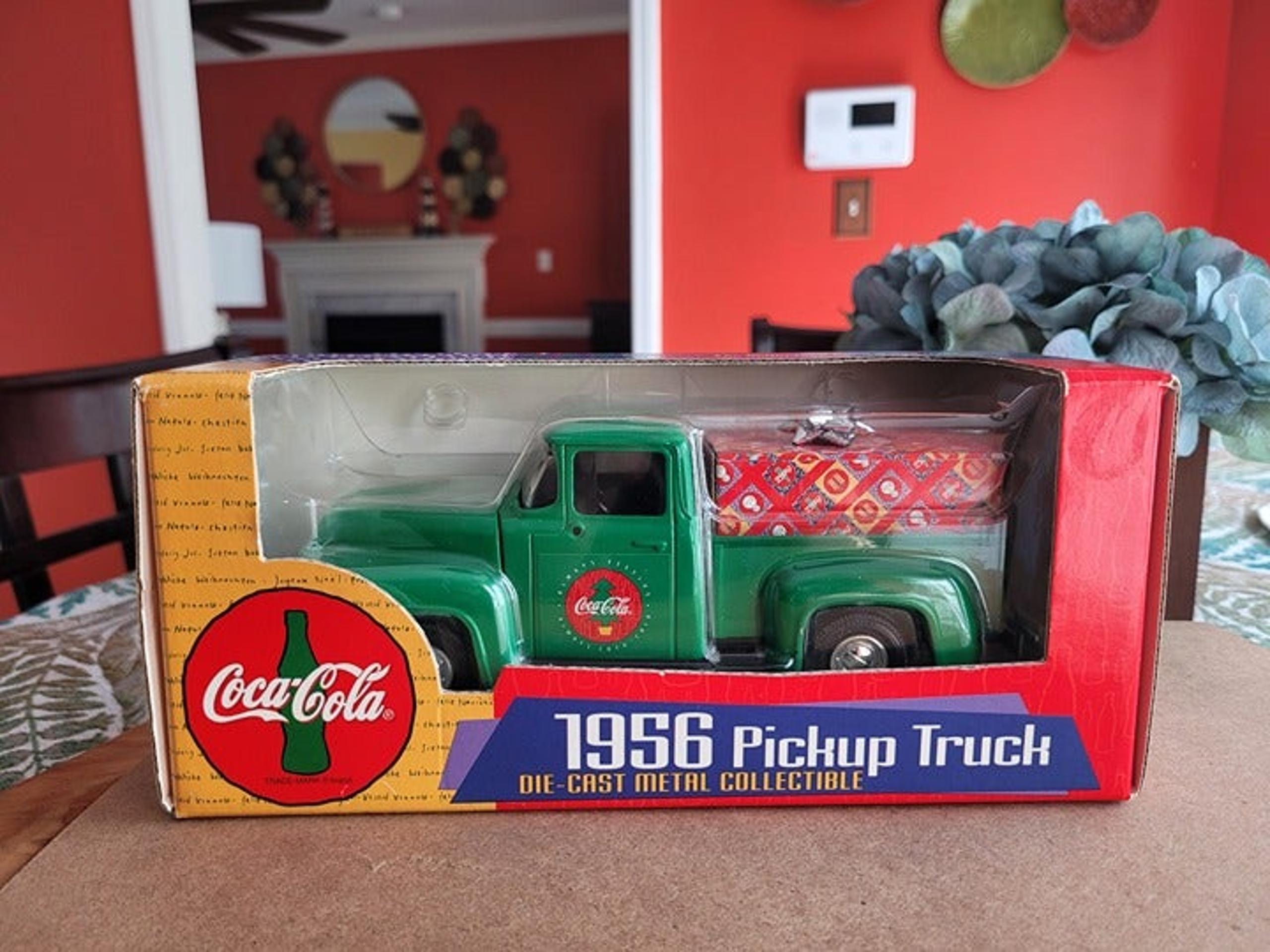 Vintage Coca Cola 1956 (Replica) Die Cast Collectible Pickup Truck