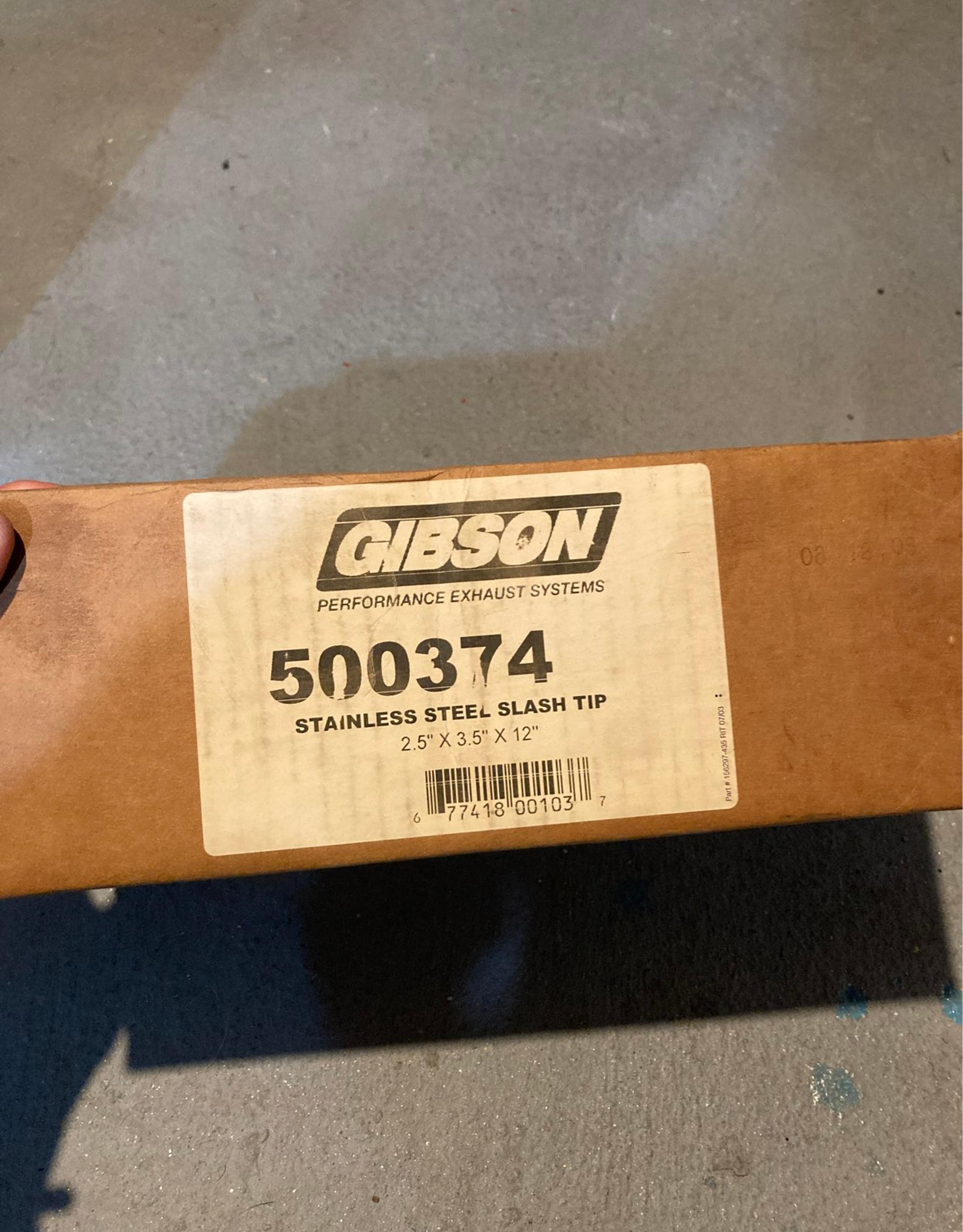 Gibson 500374 Universal Stainless Single Wall Angle Exhaust Tip