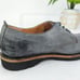 Taos Men's Gray Leather Oxford Shoes Size 7.5