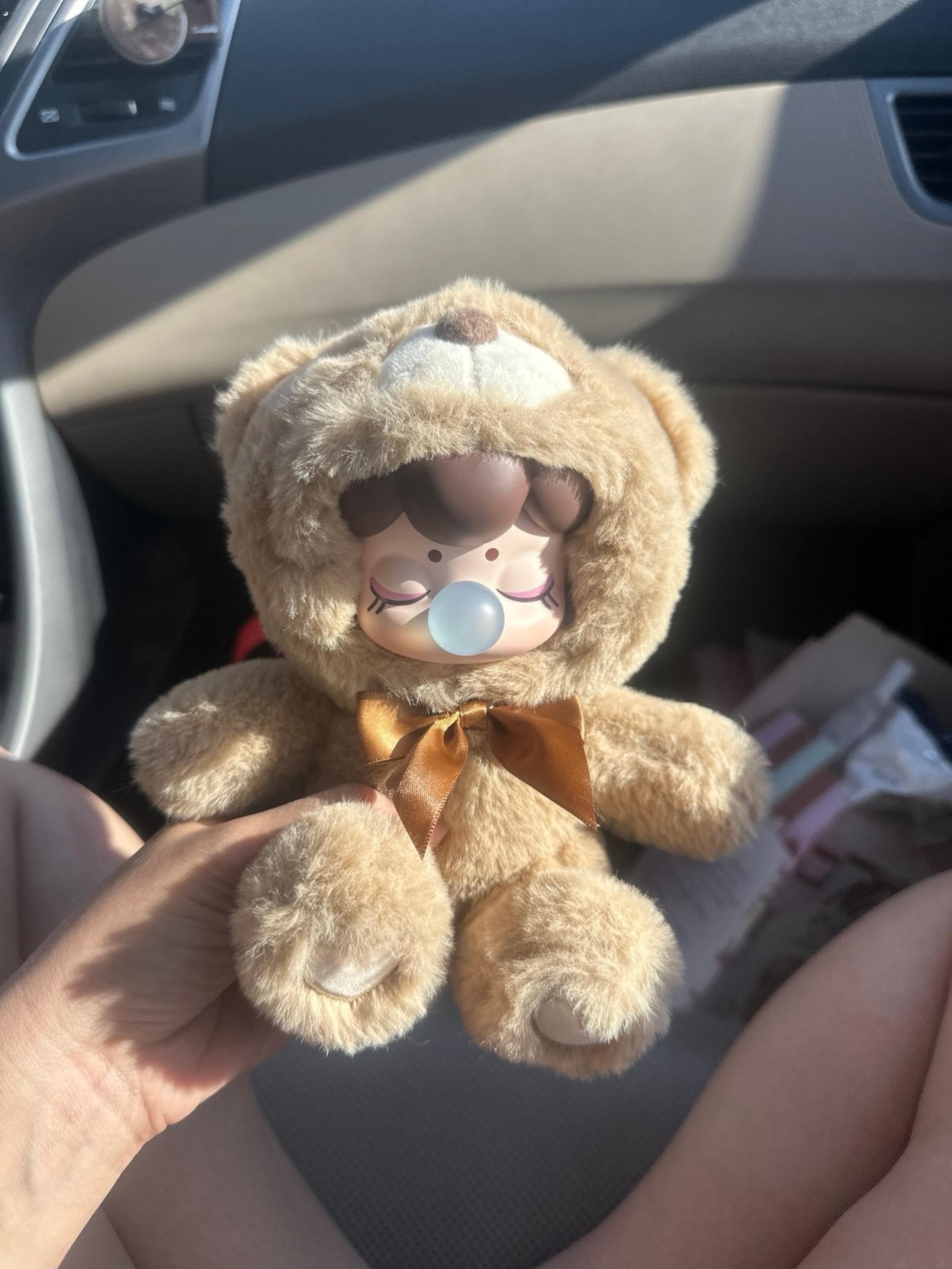 Nanci Chocolate Colorful Plush Bear