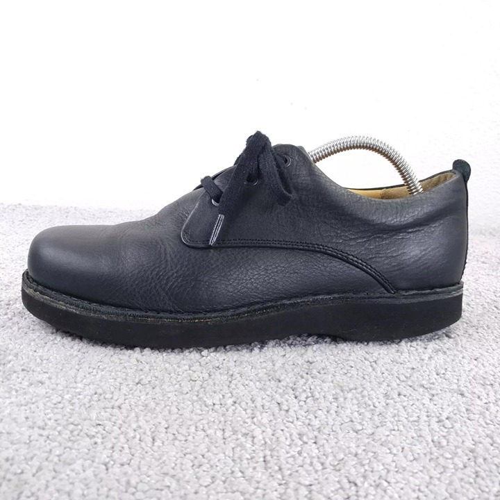 Samuel Hubbard Mens Size 9 W Walking Shoes Black Leather Casual Comfort