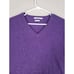 Peter Millar Sweater Mens Large Purple V Neck Cashmere Golf Sports Pullover