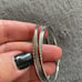 Silver hoop earrings