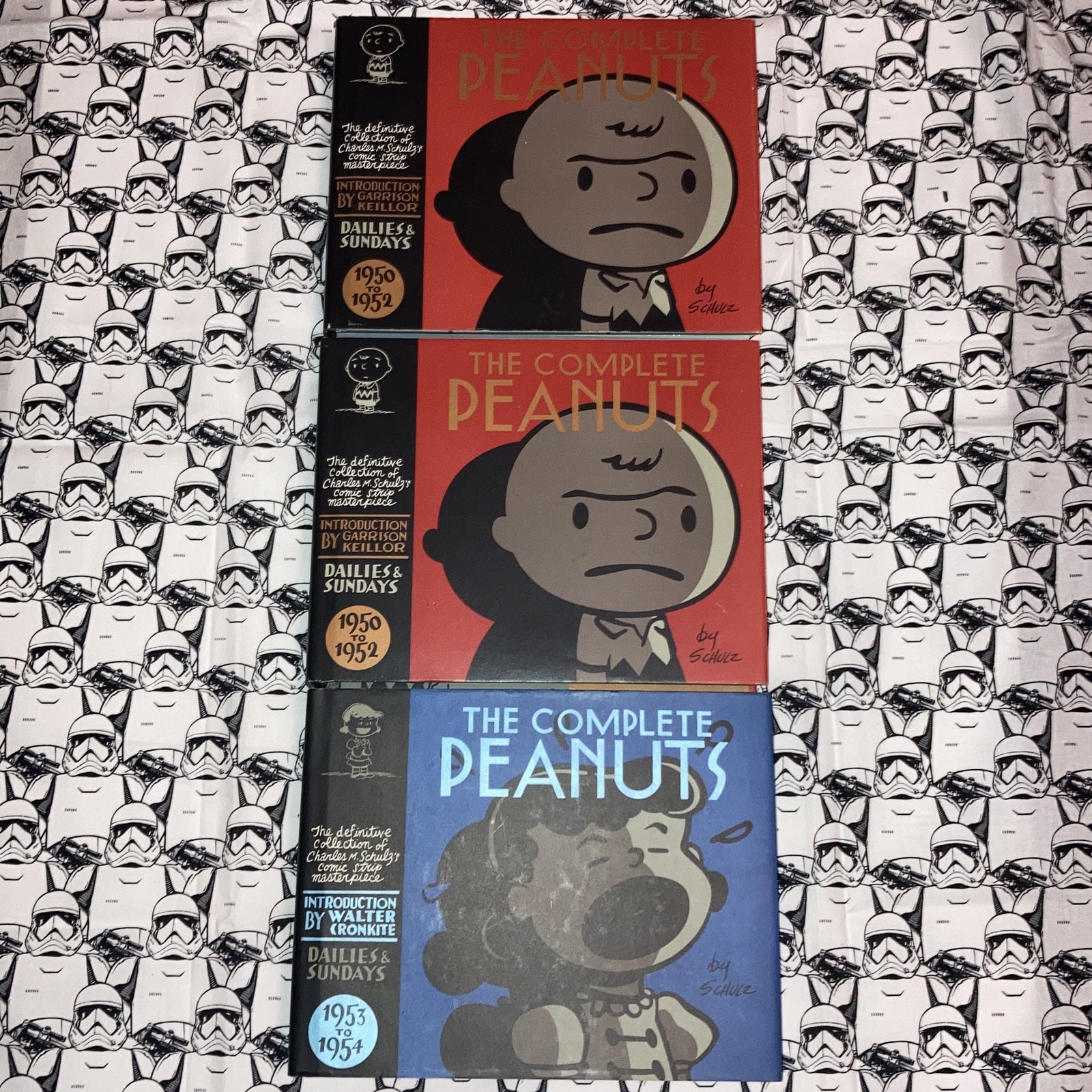 Lot of 3 The Complete Peanuts books