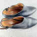 Coach Leather Mule Platform Chunky Heel Womens 8.5 Bootie Carmine Classic