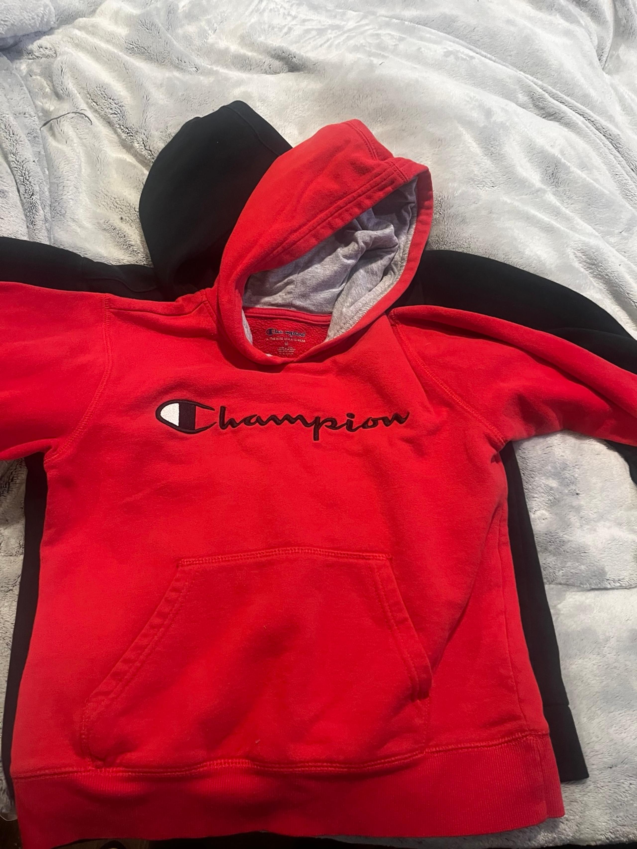 Champion hoodie - Champion® Signature Fleece Logo Pullover Hoodie- boys size med