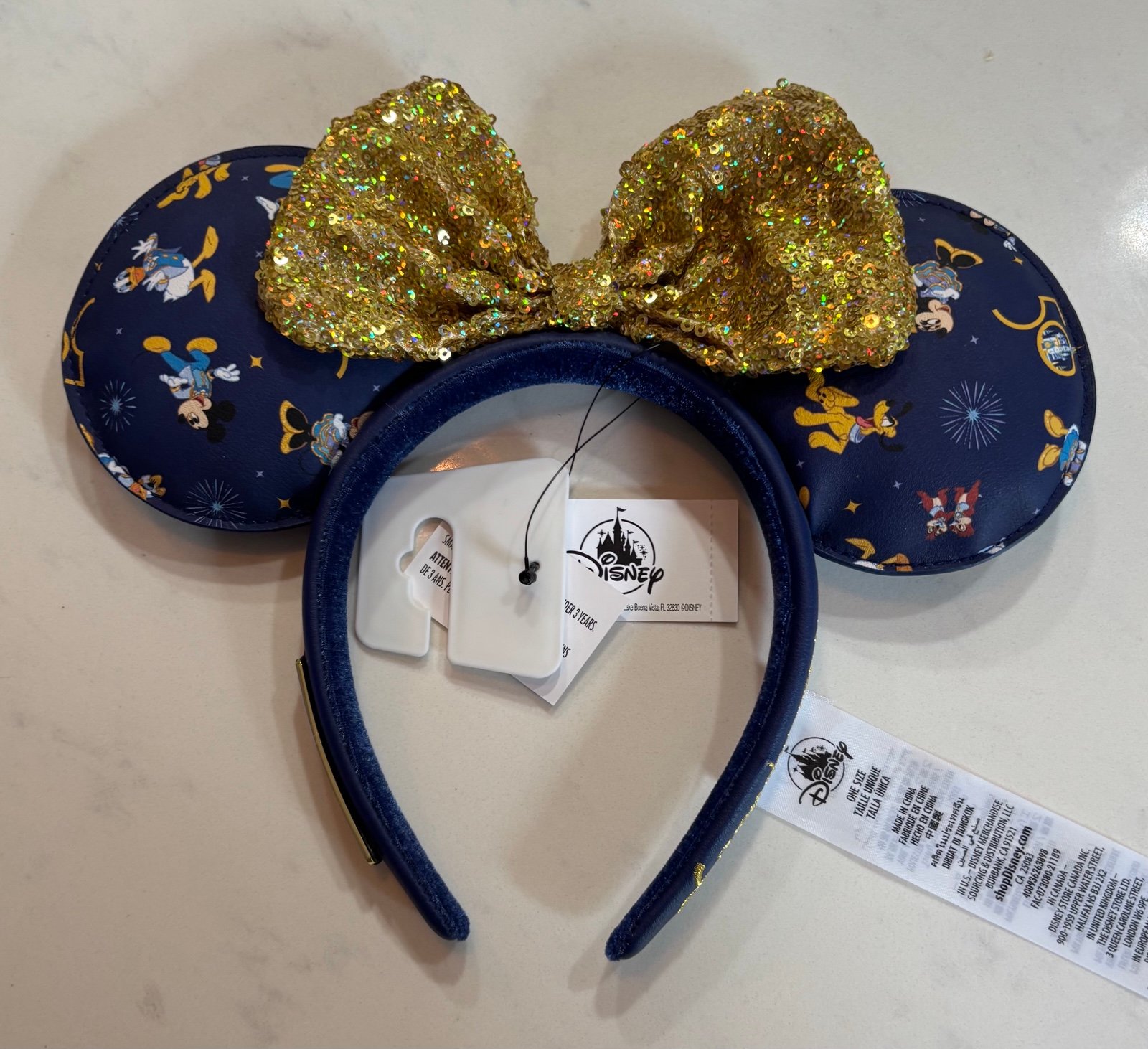 Disney World 50th Anniversary Minnie Ears by Loungefly