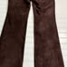Vintage Michael Kors Suede Leather Pants Y2k Brown Trousers Size 8 Lined Hippie