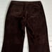 Vintage Michael Kors Suede Leather Pants Y2k Brown Trousers Size 8 Lined Hippie