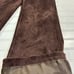 Vintage Michael Kors Suede Leather Pants Y2k Brown Trousers Size 8 Lined Hippie
