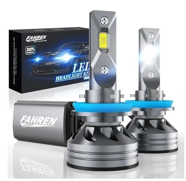 Fahren H11/H9/H8 LED Headlight Bulbs, 20000LM 600% Super Bright LED-Cool White