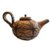 Carol Grocki lewis porcelain pottery teapot 2011 signed