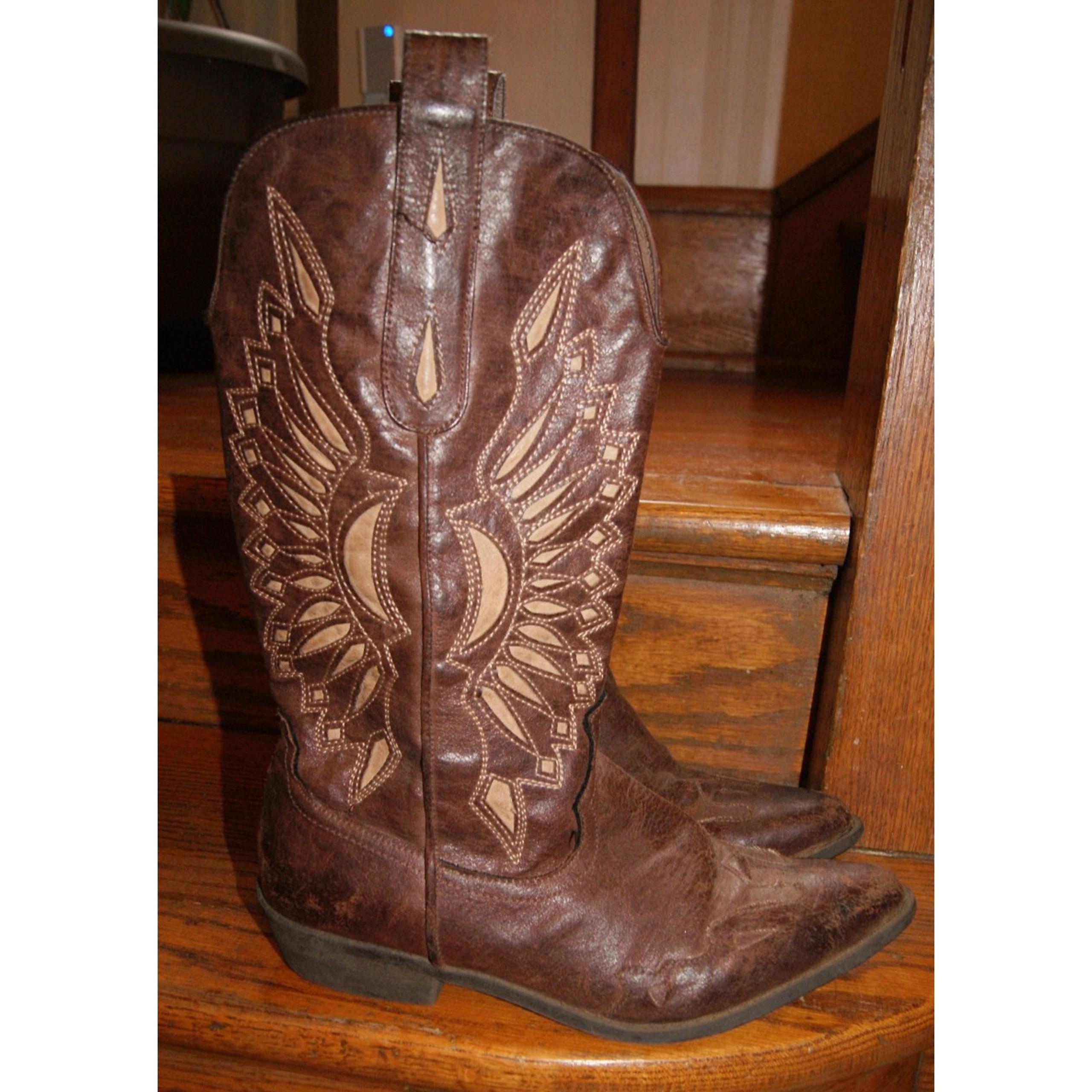 Coconuts by Matisse Women's Bandera Western Boots Size 9.5 Brown Casual
