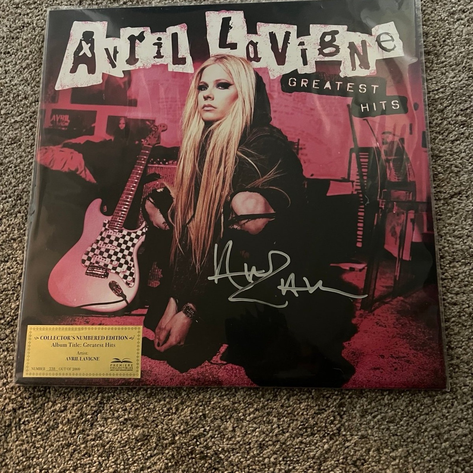 Signed Avril Lavigne Vinyl