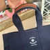 NEw tory burch large canvas Tote Bag navy blue